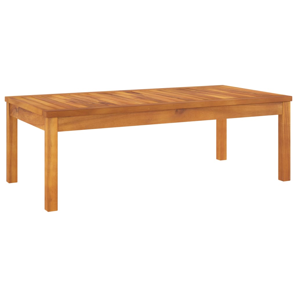 4 Piece Garden Lounge Set with Cushions Solid Acacia Wood