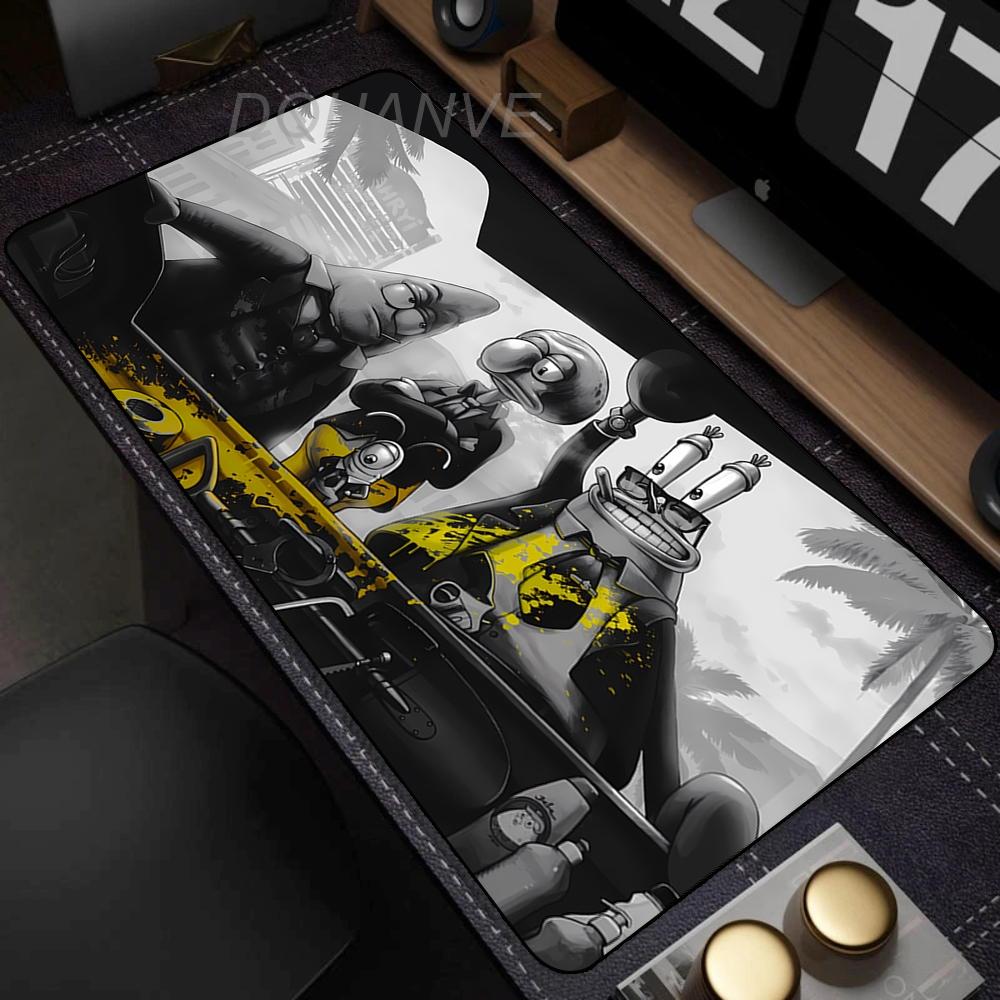 XXL Mousepad Large Size SpongeBob SquarePants Patrick Star Printed Mouse Pad Keyboard Table Pads Student Deskpad Writing Mat