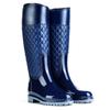 Дождевая обувь женские высокие резиновые сапоги водная обувь женские бархатные теплые модные женские туфли водонепроницаемые и более толстые