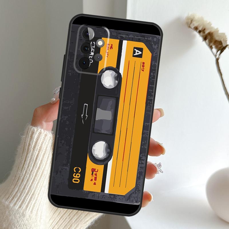 Ретро-чехол для VHS-кассеты для Samsung Galaxy A16 A55 A06 A05 A36 A26 A54 A34 A14 A22 A32 A52 A35 A15 A53 A13 A56