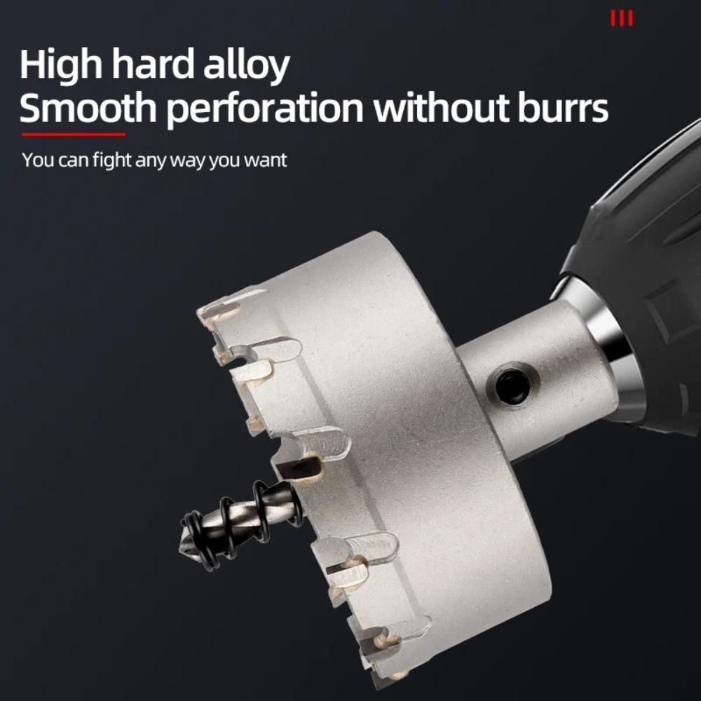 1 шт. 50-80 мм TCT твердосплавная фреза для металла толстых листов и алюминиевого сплава - Сверхпрочная корончатая пила