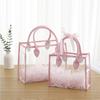 PVC Gift Bag Pink White Storage Bag Creative Shopping Bags