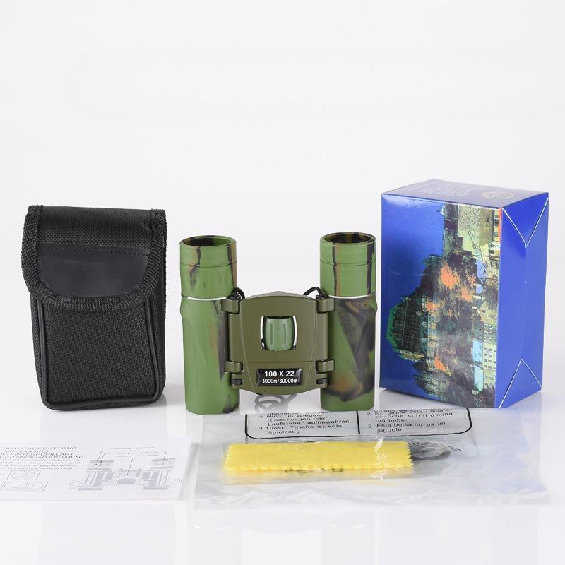 Wholesale 8×21 Camouflage Binoculars High-definition Children's Bird Watching Concert Mini Portable Goggles.
