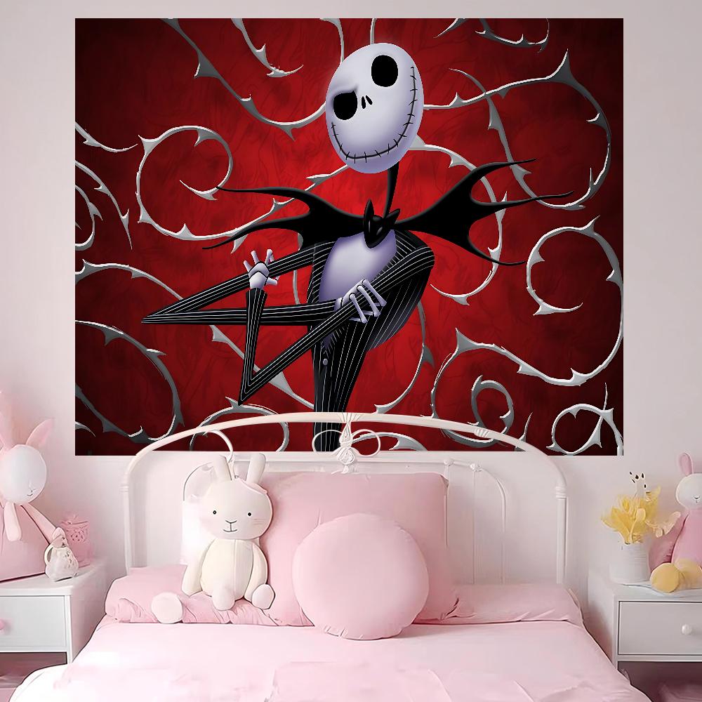 The NNightmare BBefore CChristmas Anime Tapestry Art Science Fiction Room Home Decor Wall Art Decor