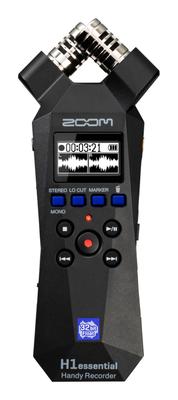 ZOOM H1essential Handy Recorder Black 32bit Float Small Podcast Musical Instrument Performance ASMR Interview USB Microphone Accessibility Function
