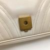 [Pre-Owned] GG Marmont Gold Logo Quilted Chain Shoulder Bag Small - Excellent #1V34W91