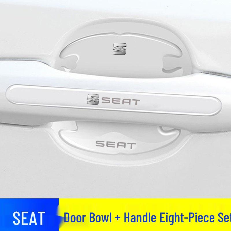 Transparent Car Door Handle and Edge Protection Strips Compatible with BMW, BYD, Tesla.