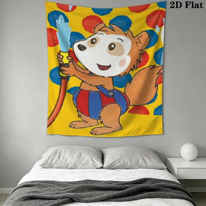 Bobo Siebenschlafer Wall Tapestry Aesthetic Wall Hanging Printed Fabric Blanket Decorative Tapestries for Bedroom Living Room Home Decor