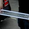 szvm1 Car trunk 3D badge ABS letter logo sticker is suitable for Mercedes-Benz GM modified rear logo auto parts. accessories.