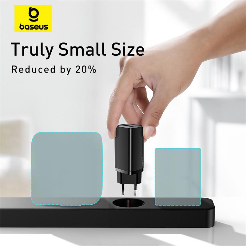 Baseus GaN2 Lite Quick Charger 65W USB+Type C Charger