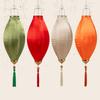 14-дюймовый традиционный фонарь для вечеринки на открытом воздухе шелковый фонарь китайский вьетнамский праздник середины осени весенний новогодний декор украшения