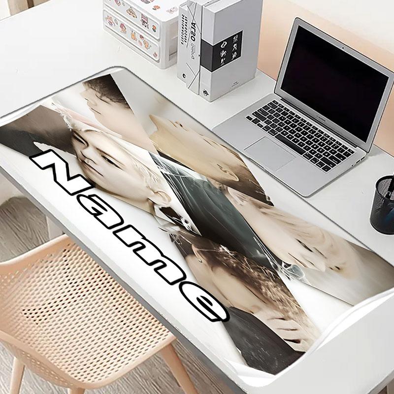 Custom Name Personalized BIGBANG Pattern Mousepad, Laptop PC Desk Mat, Decorative Desk Mat for Home Keyboard Pad Gift
