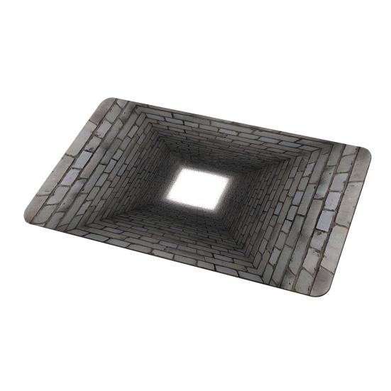 3D Оптическая Иллюзия Ловушка Придверный Коврик Бесконечная Бездна Ковер Реалистичный Визуальный Придверный Коврик Нескользящий Напольный Коврик