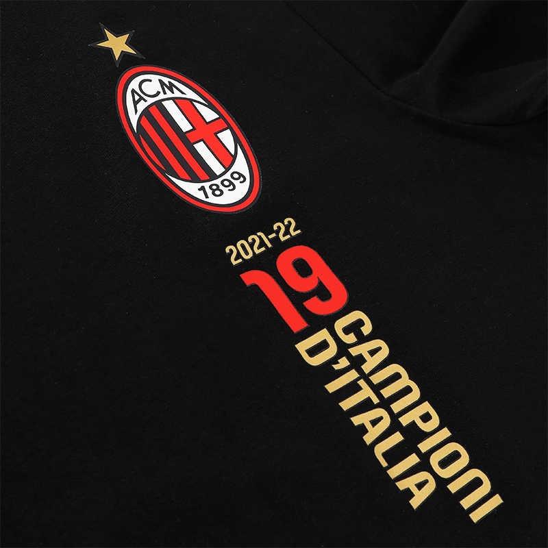 Puma Официальная футболка AC Milan 'Чемпионы Италии' Черная Мужская 773507-02