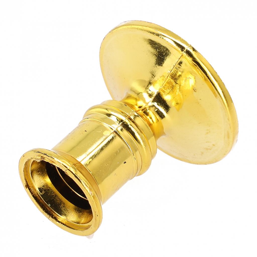 Timeless Brass Taper Candlestick Holders for Mantle Display (Pack of 2)