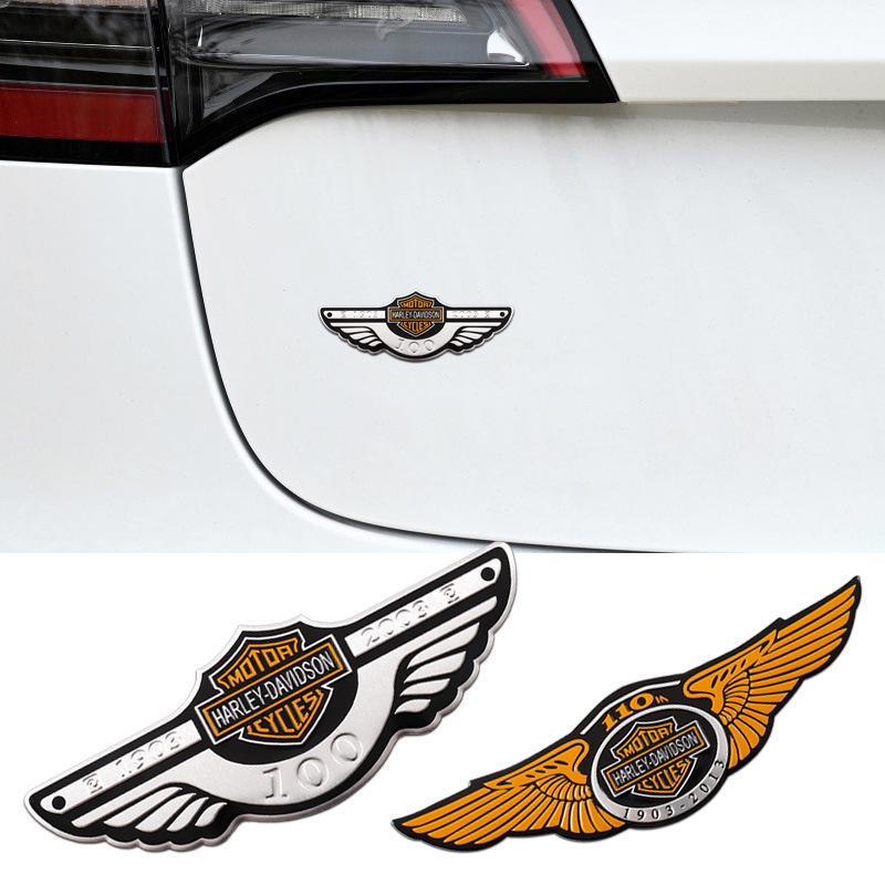 Металлические эмблемы и наклейки с дизайном черепа для мотоциклов Harley-Davidson и автомобилей: Алюминиевые эмблемы и наклейки для тюнинга.