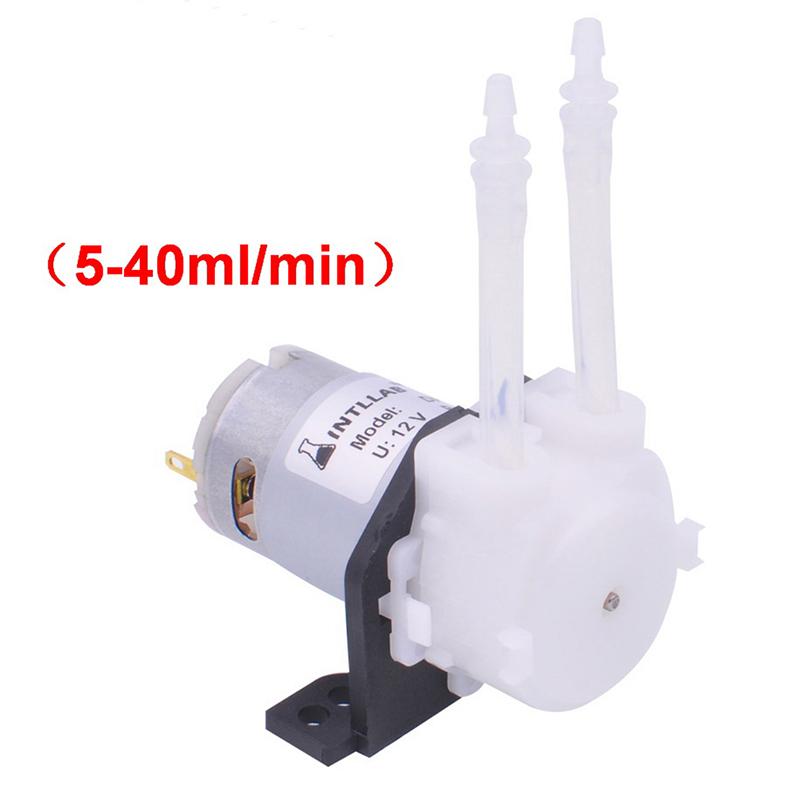 Dc Micro Самовсасывающий Бесшумный Перистальтический Жидкостный Насос Для Лабораторного Дозирования Аналитический