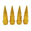 Solid Stem Nut Wheel Air Caps Aluminum Car Wheel Tire Valve Caps Spiked Valve Stem Caps Wheel Air Valve Cover for Most Vehicles