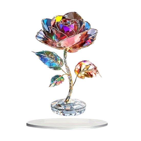 Орнамент в виде сердца любви 2D Плоский акриловый настольный декор Мультяшный орнамент в виде сердца любви