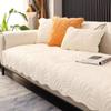 Мягкий бархатный стеганый диван-полотенце Nordic, утолщенный короткий плюшевый секционный диван-чехол, нескользящие чехлы для дивана для гостиной