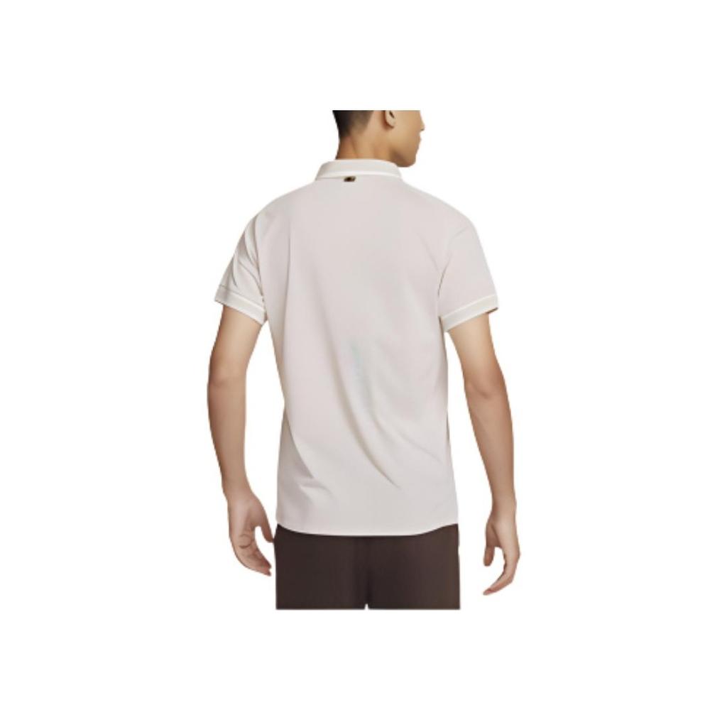 Nike Heritage Logo Дышащая повседневная спортивная теннисная рубашка-поло для мужчин, светло-красно-коричневые рубашки-поло FQ2102-104