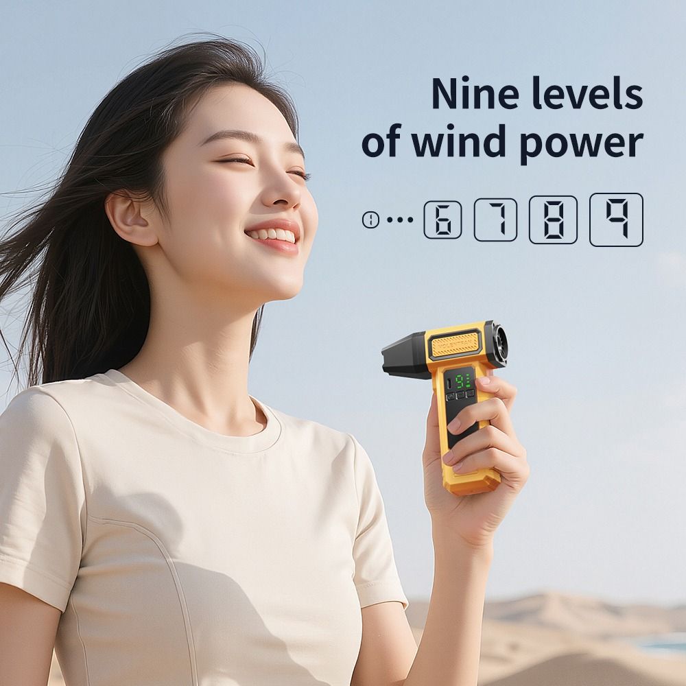 Brushless Motor Handheld Turbo Violent Fan 400000RPM Powerful Dust Blower  Dust Cleaning Tools