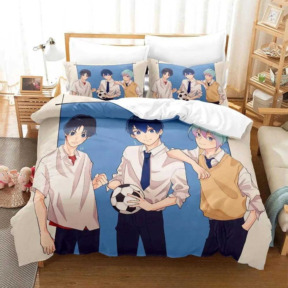 Bachira Blue Lock Bedding Collection Single Twin Full Queen King Size Aldult Boys Bedroom Duvet Covers 3D Anime With Bed Linen Collection