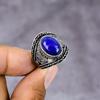 Lapis Lazuli Gemstone 925 Sterling Silver Gift Jewelry Ring Size 8.5