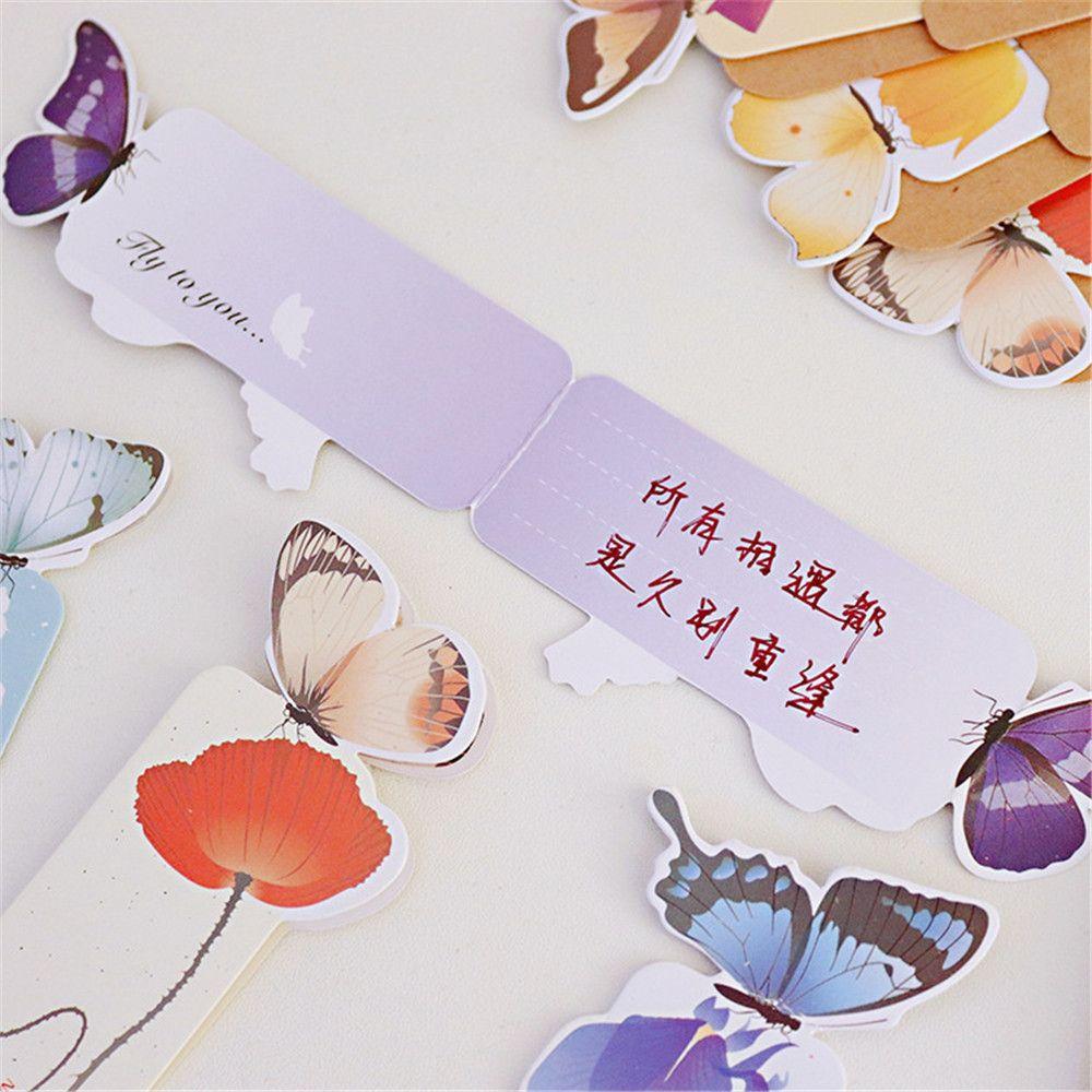 School Supplies Student Cute 3D Butterfly Bookmarks Stationery Paper Bookmark Bookmark