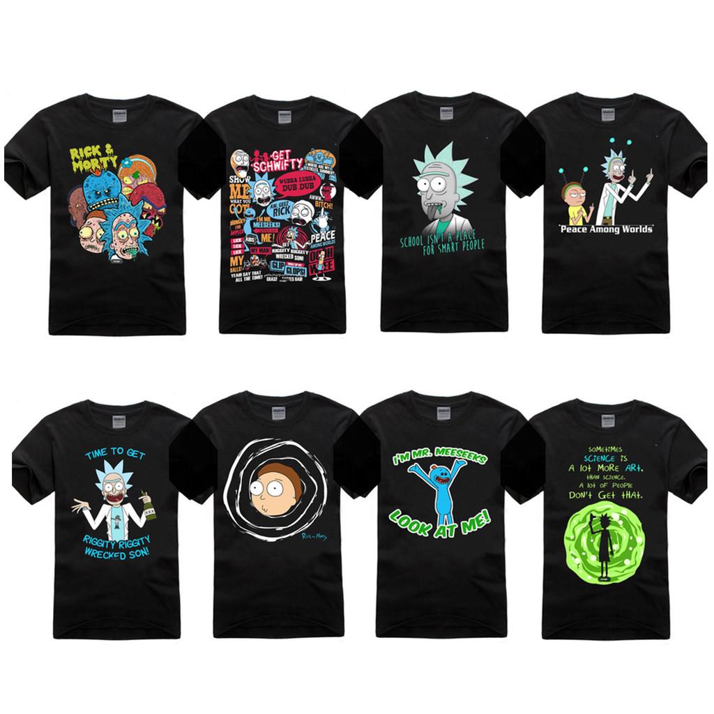 Мужская футболка Rick And Morty с коротким рукавом, полиэстер, дышащая, летний повседневный стиль, для подростков