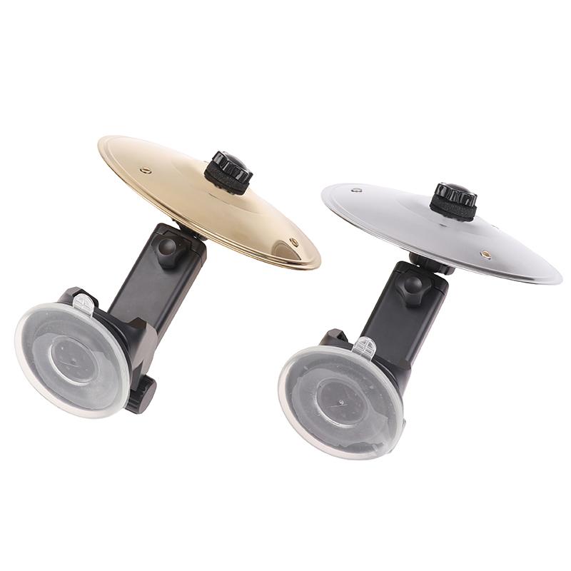 Музыкальная тарелка присоска крэш тарелка сплав автомобильная авария барабаны тарелка барабан мини барабан легко установить мини