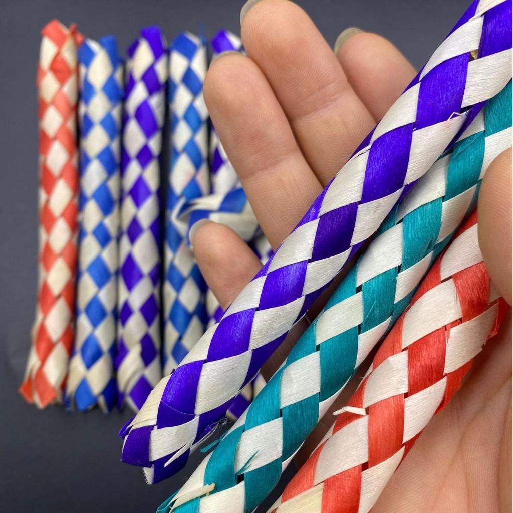 Colorful Bird Biting Toy: Paper Tubes & Parrot Cage Accessories