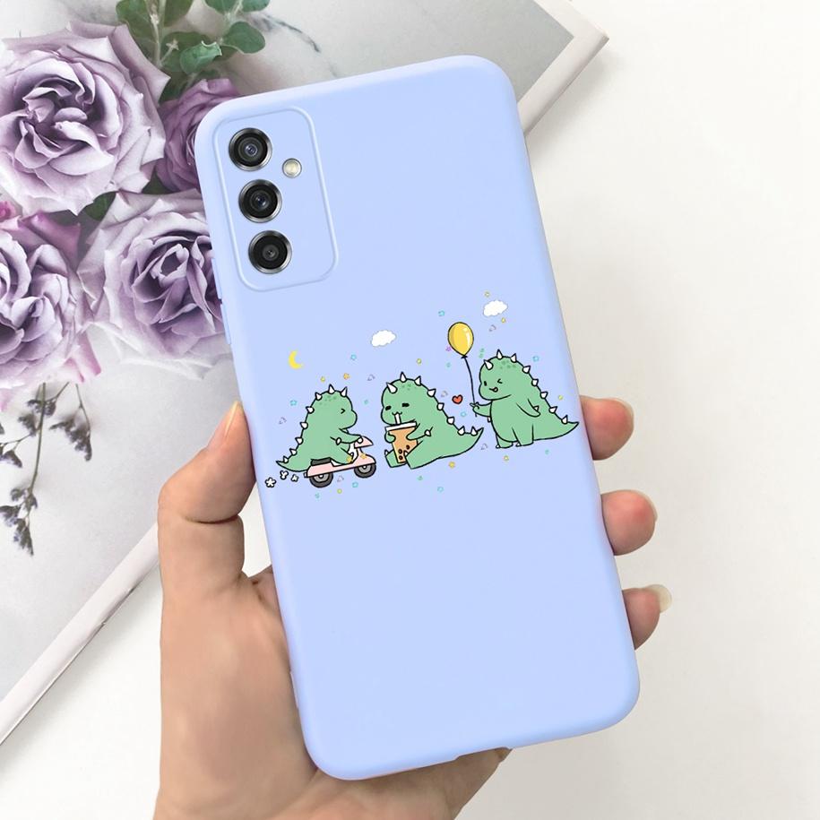 Для Samsung M52 5G Чехол Милая Утка Голова Кошки Динозавр Fundas Мягкие ТПУ Чехлы для Телефона Для Samsung Galaxy M52 5G SM-M526B Hoesje 6.7"