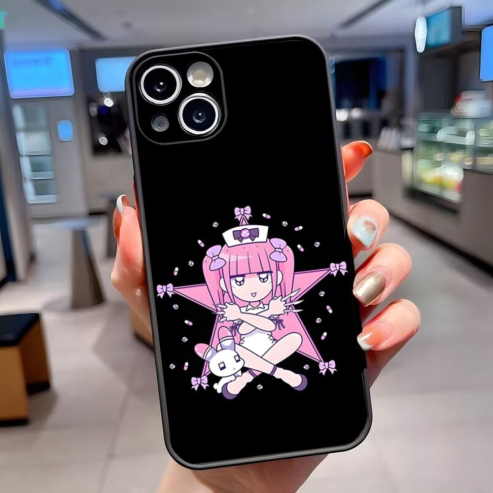 Чехол для телефона-комикса M-Menhera Chan, матовый, полупрозрачный, для iPhone 15 Pro 16 Pro Max 13 11 12 14 Xs X Xr 7 8 Plus Se, задняя крышка