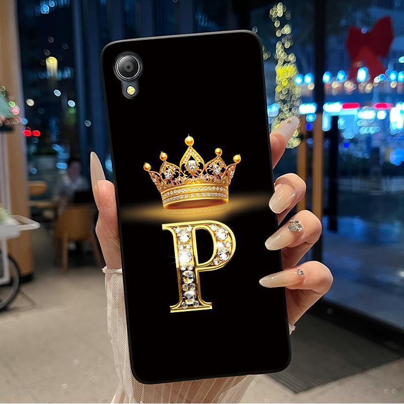 Cute New Design Crown Letter Shockproof Soft Phone Case For Asus ZenFone Live (L1) ZA550KL Bumper Silicone Black Case Cover