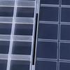 Горячая Распродажа 24 Ячейки Прозрачный Органайзер Коробка для Хранения Дисплей Коробка Чехол для Колец Серьг Бижутерии Пластиковый Контейнер для Хранения