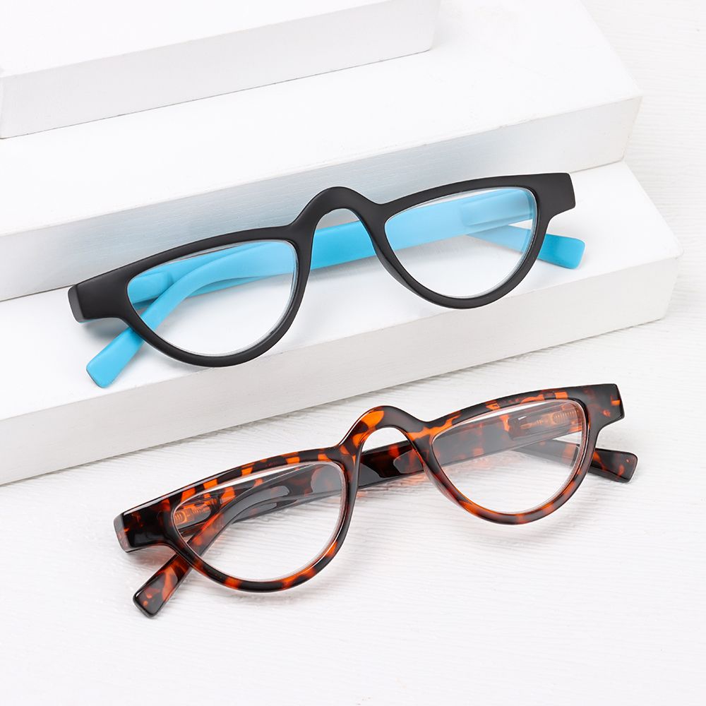 Magnifying Eyewear Hyperopia Glasses Cat Eye Reading Glasses HD Gradient Presbyopic Eyeglasses
