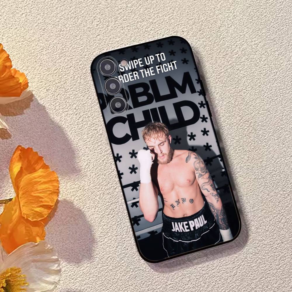 Чехол для телефона Boxing Star J-Jake Paul Черный Силиконовый Мягкий Для Samsung Galaxy A73,A72,A71,A70,A53,A52,A51