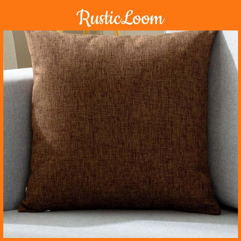 Versatile Cotton Linen Throw Pillow Cover For Chic Home Office And Sofa Decor
