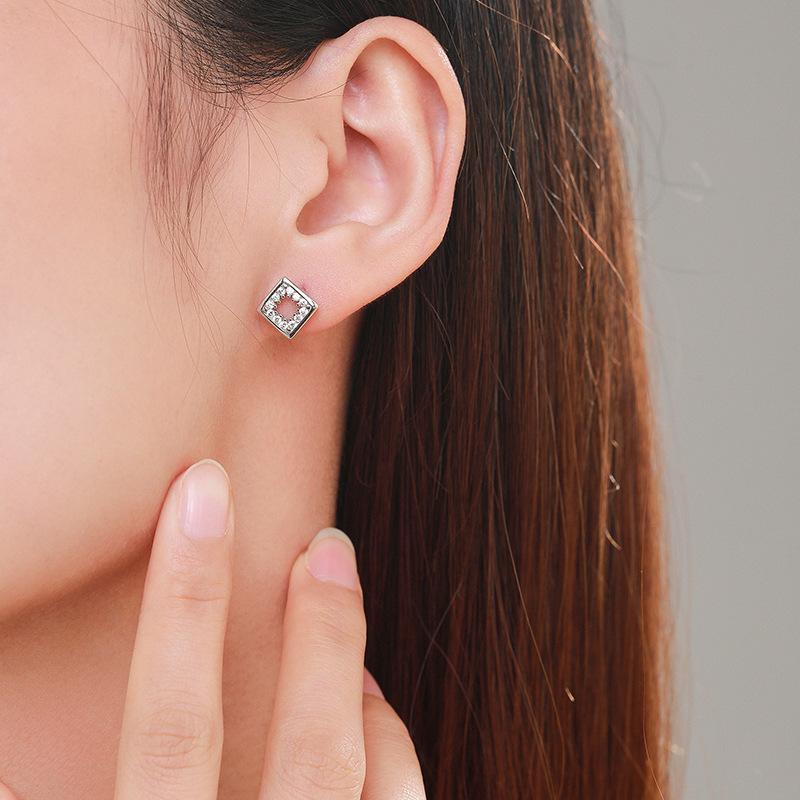 Танциз стерлингового серебра 925 пробы циркон серьги серьги-капли для женщин подарки на свадьбу