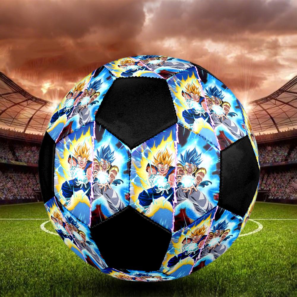 Dragon Ball Indoor Soccer Ball Colorful Machine Stitched PVC Size 5 Team Training Competition Ready Durable High-Bounce Cool Sports Gift
