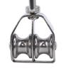 Stainless Steel Single Wheel Swivel Pulley Block Lifting Rope Chain Traction Fixed Lifting Pulley