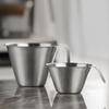 Мерный стакан из нержавеющей стали Эргономичная ручка Унция Стакан Стаканчики для эспрессо Бариста