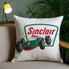 Подушка с принтом Sinclair Motor Oil, плюшевая ткань, мягкая, двусторонняя печать, скрытая молния, наволочка для диванной подушки, декор для дома