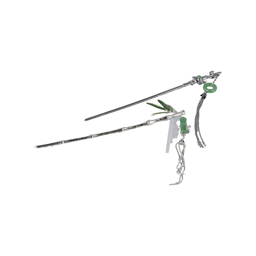 Accessories New Chinese Style Hairpin Hairstyle Design Tool Geometric Hair Stick Tassel Hair Stick