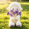 30 см Милые Розовые Барашки Плюшевые Игрушки Мягкие Животные Держащие Букет Цветов Барашки Плюшевые Подушки Куклы Девочка Ребенок День Рождения Сопровождающие Подарки