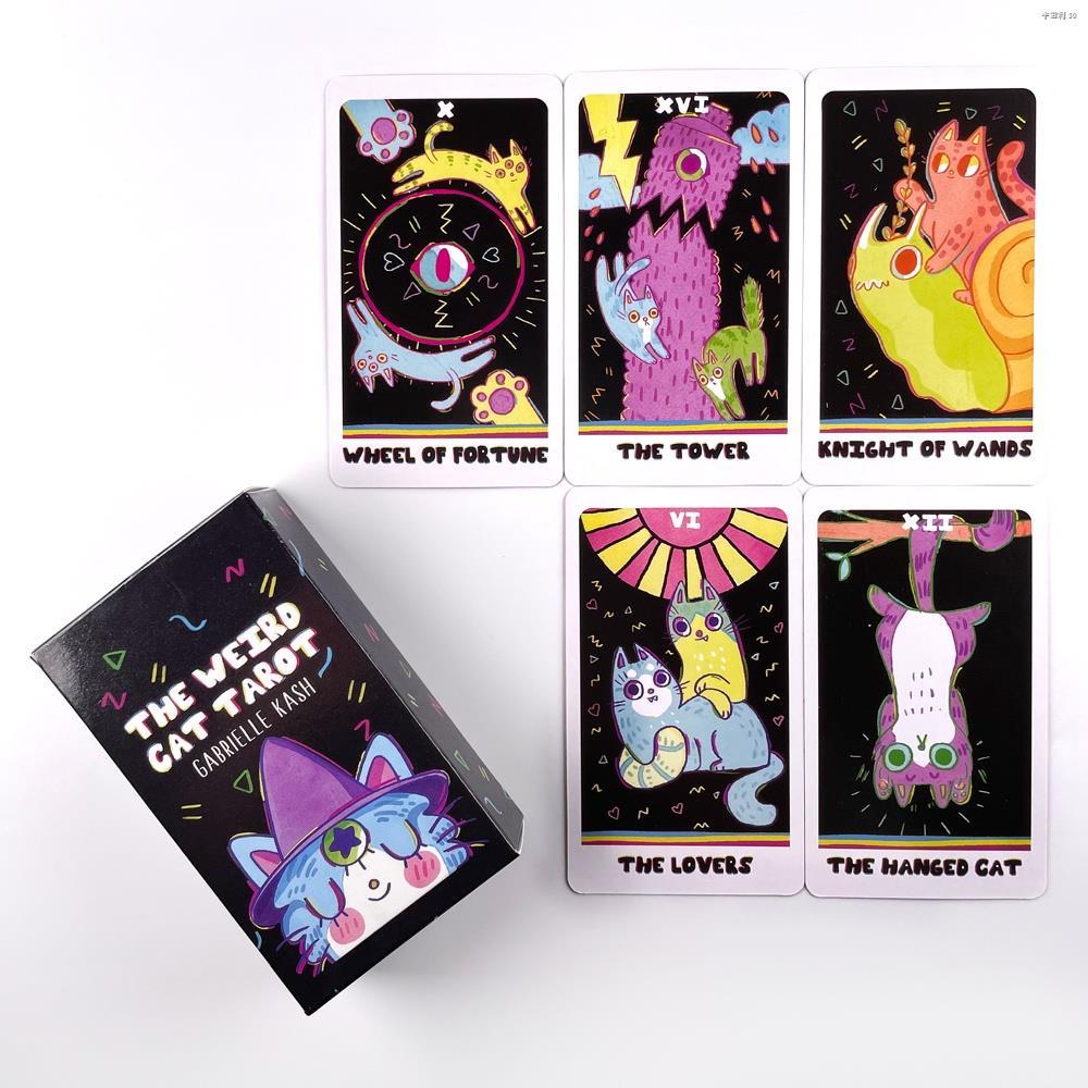 Колода Таро «Странный кот», настольная игра для отдыха, вечеринки, гадание, пророчество, карты-оракулы
