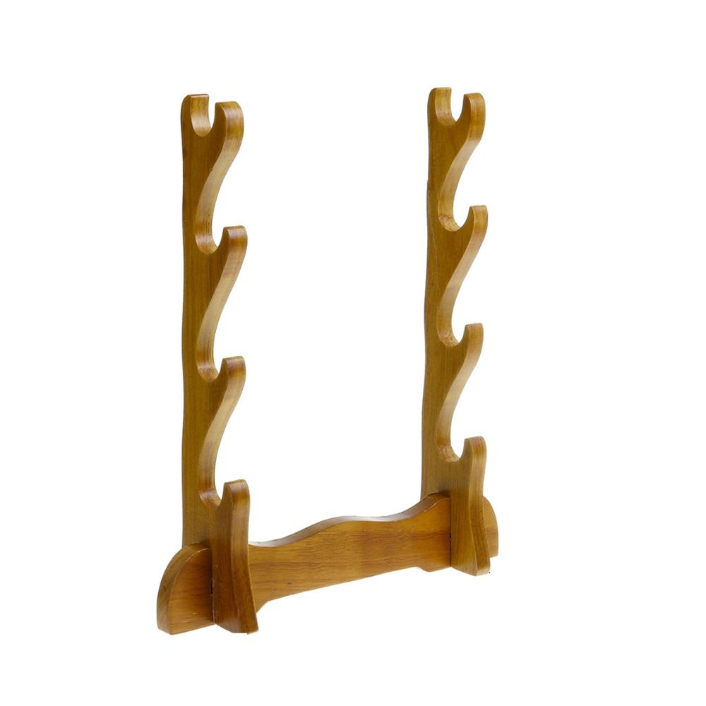 Мечи Нож Японская Катана Горизонтальная Подставка Дисплей Держатель Нож Стенты Кронштейн Органайзер Стойка