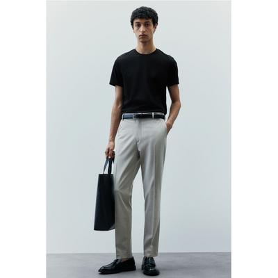 Футболка HM slim fit из хлопка пима, черная