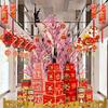 12pcs/set Hangable New Year Bonsai Hanging Tag Gift Box Decoration Hanging Tag  Chinese New Year